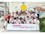 LG전자, 대학생들과 영등포 노후 골목에 벽화그리기 봉사