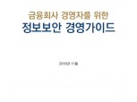 금융보안원, 경영자 대상 정보보안 경영가이드 발간