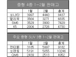 쏘나타·싼타페, 2월 중형차 판매 선두