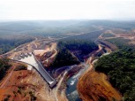 SK건설, 라오스 수력발전소 댐 완공 후 담수 시작