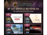 KT, 2017 국제 비즈니스 대상 4개 부문 수상