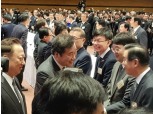 [포토] 이낙연 총리·김상조 공정위 위원장…재계 인사들과 만나