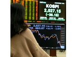 코스피, 끝 모를 추락…외인 매도공세에 1년9개월 만에 2030선 붕괴