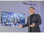 삼성전자, 세계 최소형 '마이크로 LED' 스크린 공개