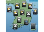 [오늘날씨] 전국 구름 많거나 흐려...남부·제주도 비