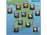 [오늘날씨] 서울·경기 오후부터 눈...최저기온 영하 11도