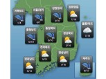[오늘날씨] 전국 곳곳 산발적 비...미세먼지 한때 나쁨