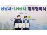 LH, 성남시와 수질복원센터 종전부지 공공개발 협약