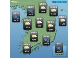 [오늘날씨] 전국 곳곳 ‘비’소식...추위 누그러져, 미세먼지 '한때 나쁨'