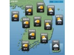 [오늘날씨] 절기 '대설' 산발적 비와 눈발...미세먼지 농도 높고 건조한 날씨 지속