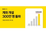 카카오페이증권, 계좌 개설 300만명 돌파