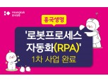 흥국생명, RPA 1차 사업 완료…디지털 혁신 가속화