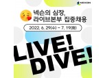 넥슨, 라이브본부 전 직군 대규모 집중 채용…7월 19일까지 접수