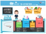 1월 소비자물가 5.2% 상승…전기·가스·수도 '껑충'