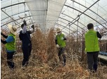 강원농협·고향·농가주부모임 봉사단, 집중호우 피해 지역 일손돕기