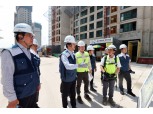 백정완 대우건설 사장, 폭염 속 현장 찾아 근로자 온열질환 예방 강조