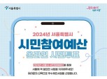 서울시, ‘시민참여예산’ 온라인 투표 시작…183억원 규모