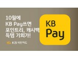 국민카드 KB페이 쓰고 포인트리·캐시백 받자