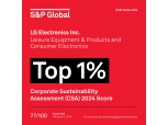 LG전자, S&P ‘기업 지속가능성 평가’서 2년 연속 ‘Top 1%’ 선정