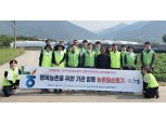 농협중앙회 강원본부·한국국토정보공사 강원지역본부, 기관합동 농촌일손돕기 실시
