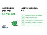 카카오모빌리티, 대리운전 교육 콘텐츠 누적 조회수 40만회 돌파