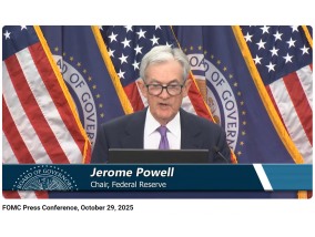 美 연준, 기준금리 0.25%p 2연속 인하 '3.75~4.00%'로…"12월 양적긴축 종료"