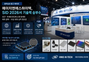 “불확실성 뚫고 북미로”…에이치엔에스하이텍, SID 2026서 ‘차세대 소재’ 승부수